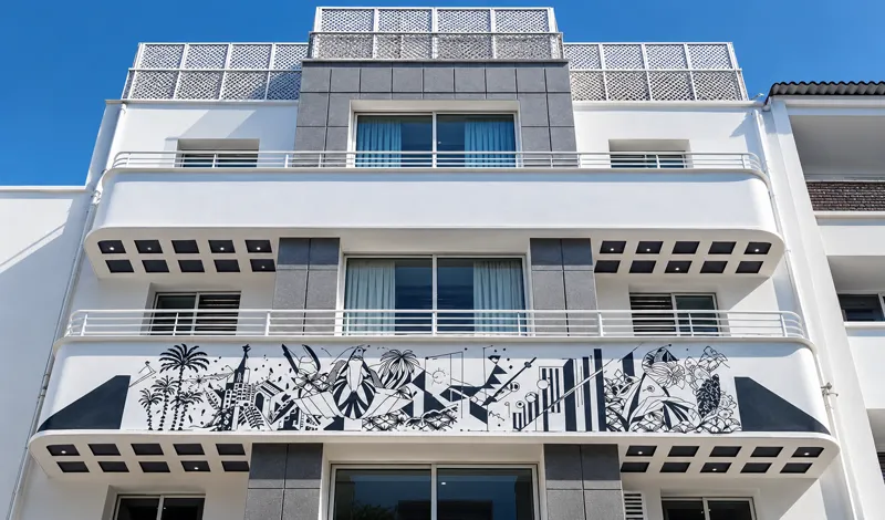 Le bâtiment d'Arcadia Academy, 7 rue Benzerte à Rabat Hassan